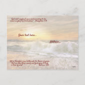 キ救済リスト教の詩 シーズンポストカード (裏面)