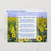 キ救済リスト教の詩 シーズンポストカード (正面/裏面)