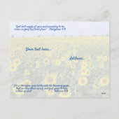 キ救済リスト教の詩 シーズンポストカード (裏面)