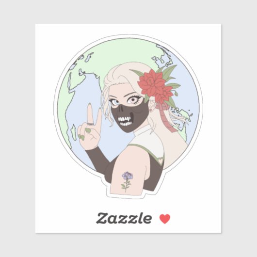 キ3 (アース)ステッカー シール (シート)