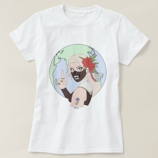 キ3 (地球) Tシャツ (デザイン正面)