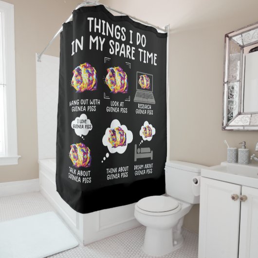 『ギおもしろいニーピグの暇なときの仕事』 シャワーカーテン (インサイチュ)