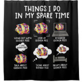 『ギおもしろいニーピグの暇なときの仕事』 シャワーカーテン (正面)