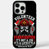 ギアで行動する準備ができている勇敢な消防鮮やか士 Case-Mate iPhoneケース (裏面)