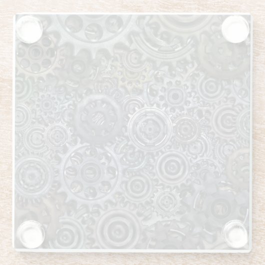 ギアとコグ ガラスコースター (裏面)