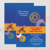 ギアと工具の招待状 招待状 (正面/裏面)
