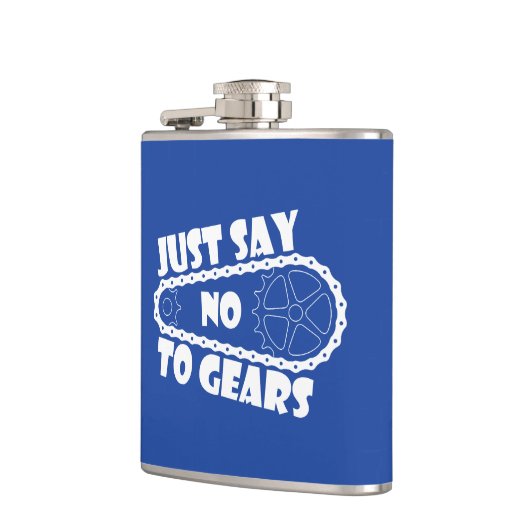 ギアにノーと言う フラスク (左)
