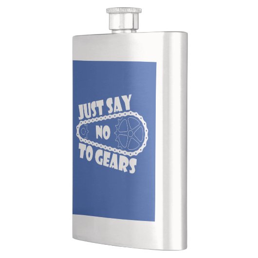 ギアにノーと言う フラスク (左)