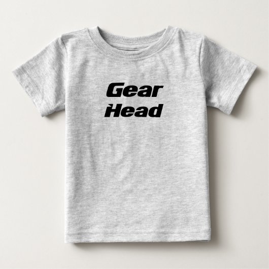 ギアのヘッドオンジーベビー。 ベビーTシャツ (正面)