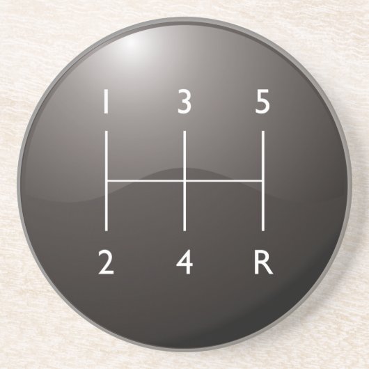 ギアのベルト寄せ コースター (正面)