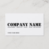 ギアの名刺 名刺 (裏面)