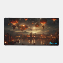 ギアの旋風Steampunk空軍戦 デスクマット