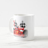 ギアの競争 コーヒーマグカップ (正面左)