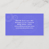 ギアの青写真の名刺 名刺 (裏面)