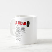 ギアの頭部 コーヒーマグカップ (正面左)