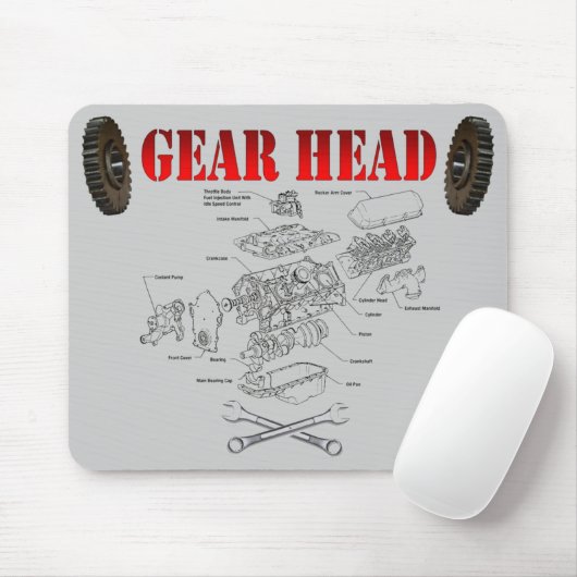 ギアの頭部 マウスパッド (マウス)