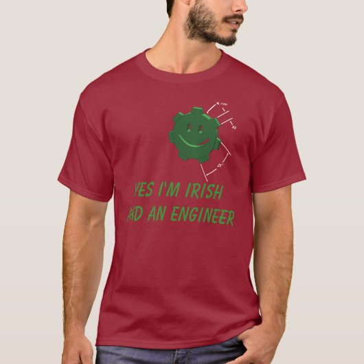 ギアの… Tシャツを設計するSt. Patricks日 Tシャツ (正面)