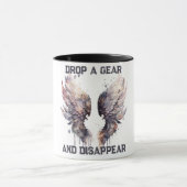 ギアを落として消える、バイク マグカップ (中央)