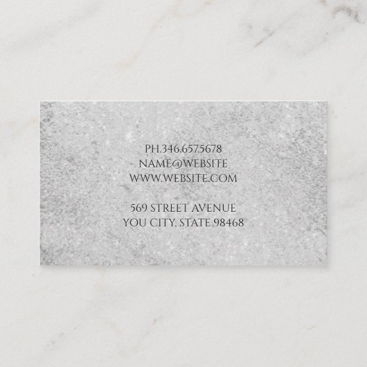 ギアアイコンヴィンテージテクスチャの背景 名刺 (裏面)