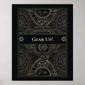 ギアアップ！カスタムやる気を起こさせるポスター ポスター (正面)