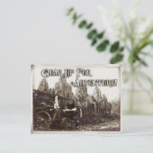 ギアアップ，冒険はがきへ ポストカード (スタンド正面)