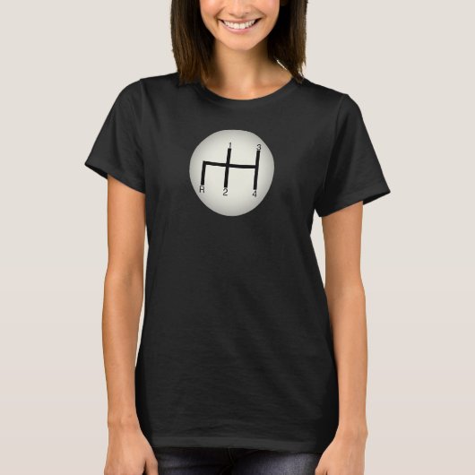 ギアクラシックボックス車ファッション4速 Tシャツ (正面)