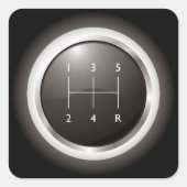 ギアシフト手動車両 スクエアシール (正面)