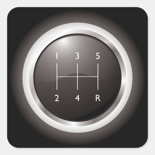 ギアシフト手動車両 スクエアシール (正面)