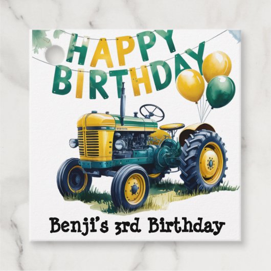 ギアトラクター3rd誕生日バッシュに入る フェイバータグ (正面)