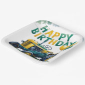 ギアトラクター3rd誕生日バッシュに入る ペーパープレート (傾斜あり)