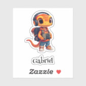 ギアドアッパーソナライズされたプビニール シール (シート)