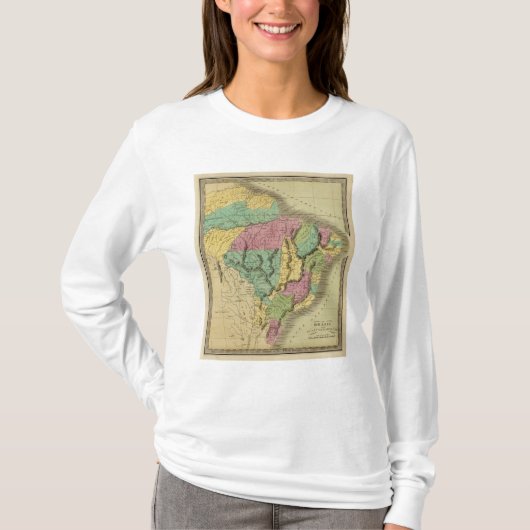 ギアナおよびパラグアイが付いているブラジル Tシャツ (正面)