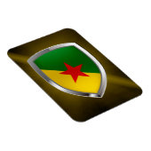 ギアナフランスのメタリックのエンブレム マグネット (右側)