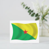 ギアナフランスの国旗 ポストカード (スタンド正面)