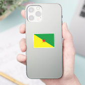 ギアナフランスの州旗 シール (スマートフォン)