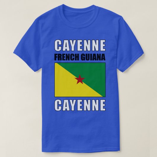 ギアナフランスの州旗 Tシャツ (デザイン正面)