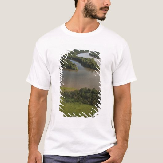 ギアナ最長のエセキボ川、 Tシャツ (正面)