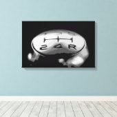 ギアノブのラグジュアリースポーツカーシンプルデザイン キャンバスプリント (インサイチュ (ウッドフロア))