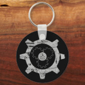 ギアヘッドキーチェーン キーホルダー (正面)