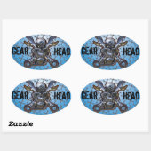 ギアヘッドシール 楕円形シール (シート)