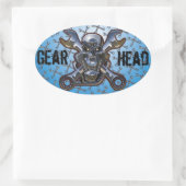 ギアヘッドシール 楕円形シール (バッグ)