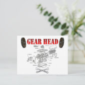 ギアヘッド ポストカード (スタンド正面)