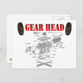 ギアヘッド ポストカード (正面/裏面)