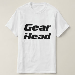 ギアヘッドTシャツ(白) Tシャツ