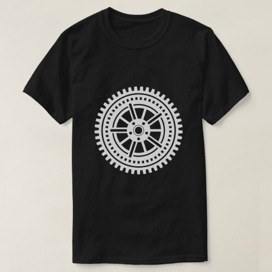 ギアホイール – 複合10スポーク Tシャツ (デザイン正面)