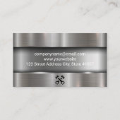 ギアレンチロゴ | メタリック背景 名刺 (裏面)