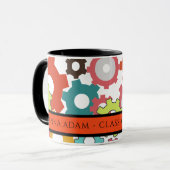 ギア企業のイベント卒業誕生日ギフトマグ マグカップ (正面左)