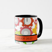 ギア企業のイベント卒業誕生日ギフトマグ マグカップ (正面右)