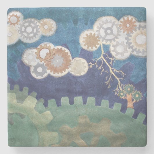 ギア嵐 ストーンコースター (正面)