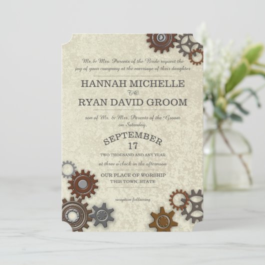 ギア工業美術 招待状 (スタンド正面)